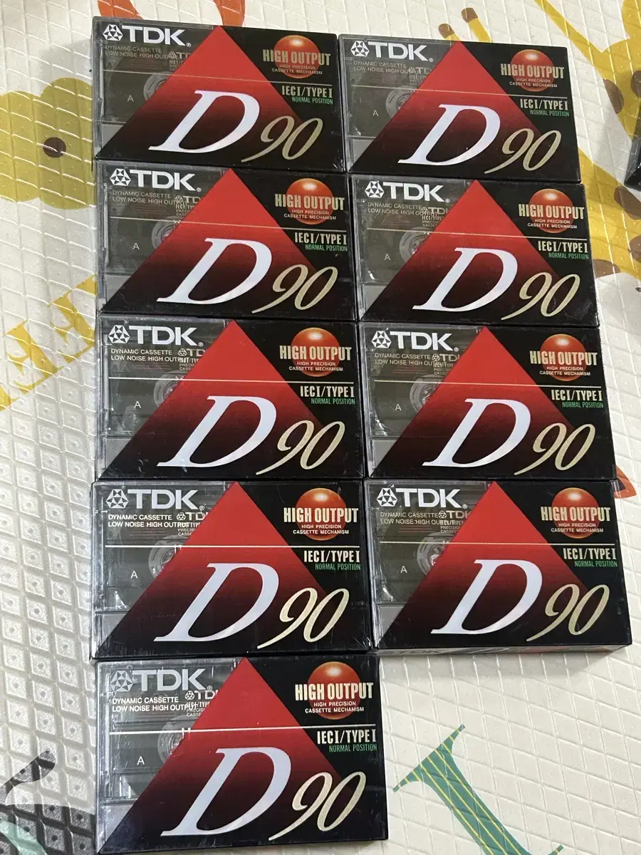 공카세트 테이프 TDK d90 외 정리